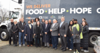 As part of a contribution to the Community FoodBank of New Jersey, New Brunswick-based Johnson & Johnson supported the purchase of a new, 26-foot box truck for the organization to use to deliver food across the state.
