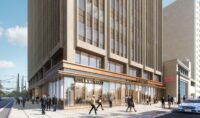 A rendering for 550 Broad St. in Newark, the 18-story former First National State Bank office building. - PROVIDED BY JLL