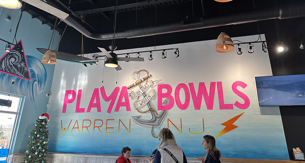 Playa Bowls is one of the inaugural tenants at 10 Independence Blvd. in Warren, a new retail development near to the entrance to Interstate 78. - CBRE