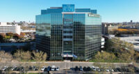 500 Plaza Drive in Secaucus is a 466,496-square-foot office property managed by Manulife Investment Management for Manulife US REIT. - PROVIDED BY JLL