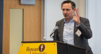 Damian Bednarz, managing director at Attentive Energy, was one of the wind energy industry executives attending a conference hosted by the Sweeney Center for Public Policy at Rowan University.