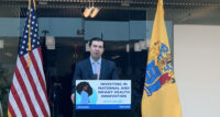 New Jersey Economic Development Authority CEO Tim Sullivan speaks during a Jan. 20, 2023, event in North Brunswick.