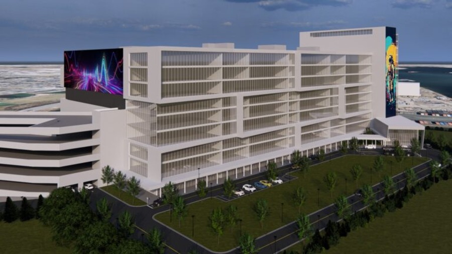 Carteret's $1 billion, 10-acre waterfront redevelopment project includes a 1.2 million-square-foot movie production studio complex.