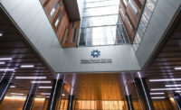 The Helena Theurer Pavilion is a new, nine-story, 530,000-square-foot surgical and intensive care tower at Hackensack University Medical Center.
