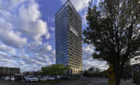 Bergen Lafayette's tallest building, Atlas, offers 169 studios as well as one-, two- and three-bedroom residences located at 270 Johnston St. in Jersey City. - PROVIDED BY ALPINE RESIDENTIAL/FIELDS GRADE