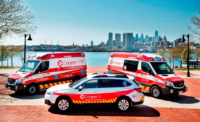 Cooper University Health Care’s Emergency Medical Services vehicles.