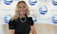 Bridget Sorenson, CEO of Blue Water Wave networking organization, at BWW's annual Wave Awards.