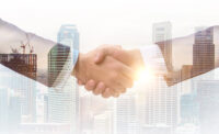 Concept of cooperation with handshake