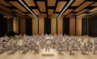 The New Jersey Symphony's new 44,000-square-foot Symphony Center in the downtown Powerhouse Arts District will include a multipurpose 550-seat theater; space for education and community programs; and 8,000 square feet for administrative offices.
