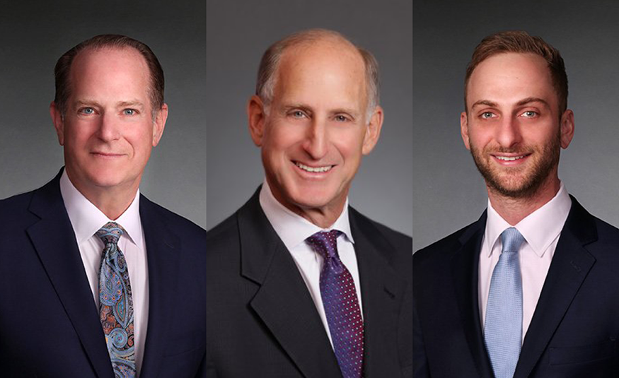 From left: Robert Atkins, Charles Atkins and Cory Atkins, principals of Atkins Cos.