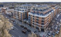 Located at 40 W. Park Place, The Shops at 40 Park boasts nearly 50,000 square feet of high-street retail space. - PROVIDED BY JLL