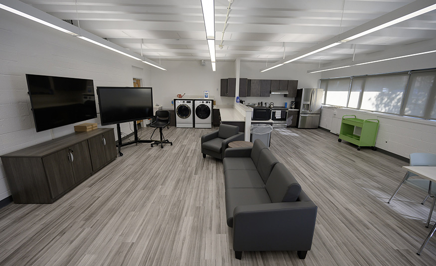 To facilitate the launch of the the Life Independence and Future Transitions (LIFT) program, NJCU transformed the first floor of Grossnickle Hall.