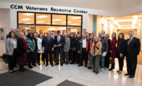 On Dec. 6, 2024, County College of Morris hosted a ribbon-cutting ceremony to mark the official opening of its Veterans Resource Center.