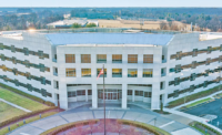 Princeton Overlook is a four-story office building in West Windsor. -PROVIDED BY JLL