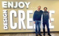 Retail Fluent Managing Principal Paul Ruitenberg, left, and his longtime business partner Gustavo Avila. By the end of 2024, the company will own and/or operate more than 5,000 screens across 1,400 stores.