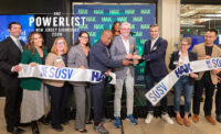 Gov. Phil Murphy was joined by other state officials and project stakeholders for the ribbon cutting of SOSV’s new HAX headquarters in Newark on April 30, 2024.