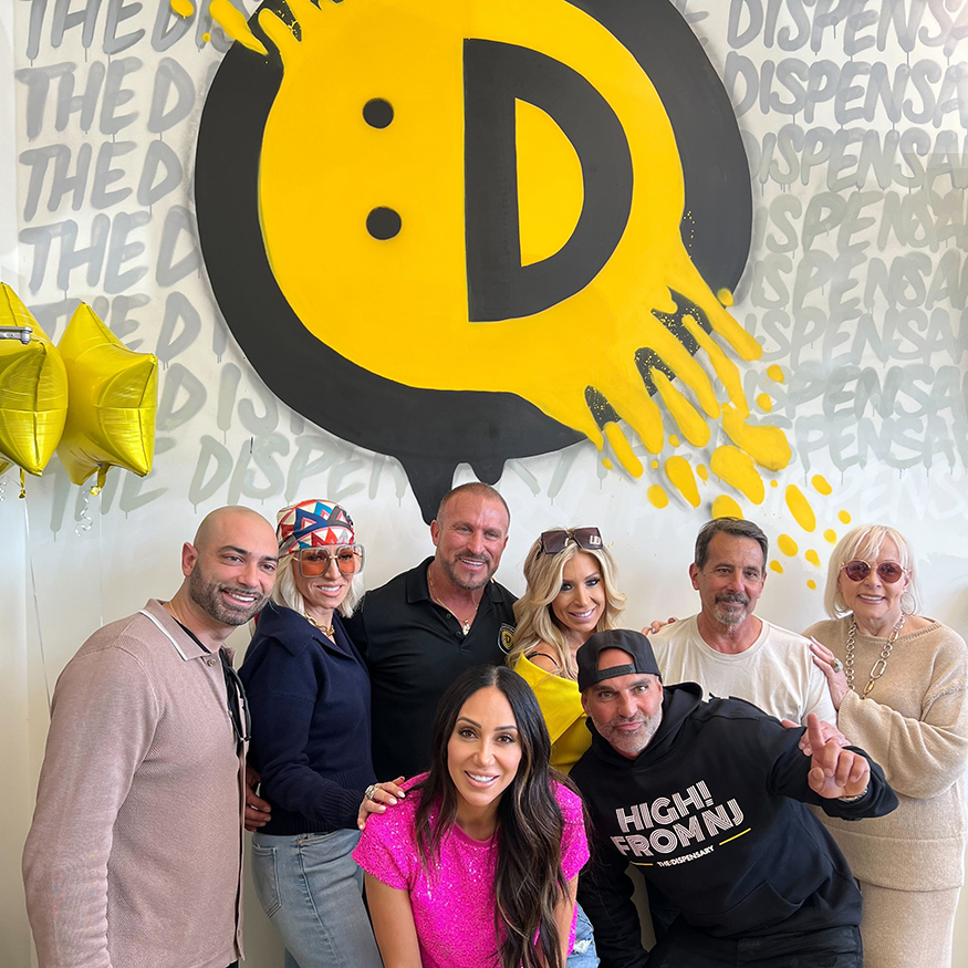 The Dispensary of New Jersey team celebrates the opening of the Union store on April 20, 2024.