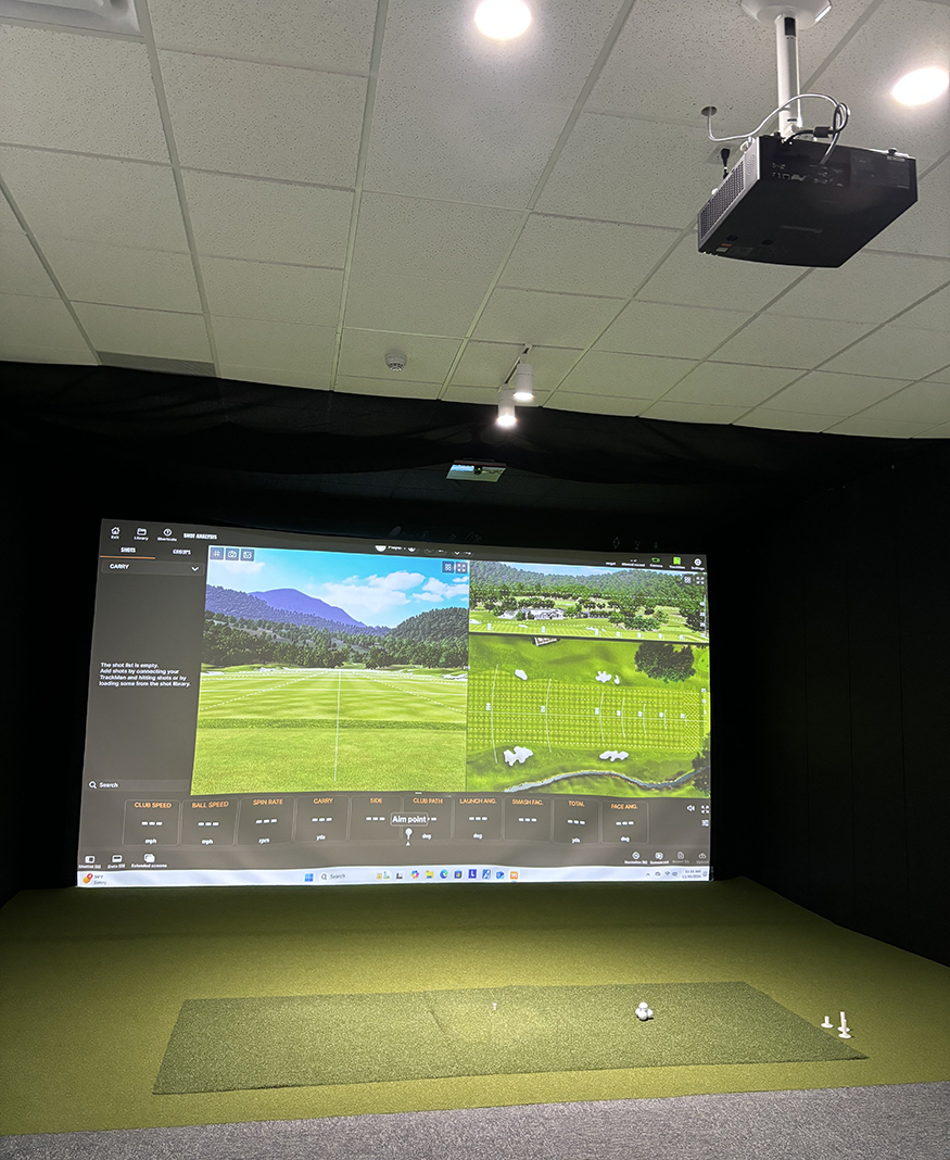 GolfCave private simulator room