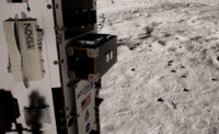 A rendering of Nokia Lunar Surface Communication System on Intuitive Machines' IM-2 lunar lander.