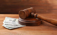 Gavel and money