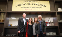 Gov. Phil Murphy attends the opening of JBJ Soul Kitchen at Rutgers-Newark on Jan. 22, 2020. From left, Murphy, First Lady Tammy Murphy, Dorothea Bongiovi and Jon Bon Jovi.