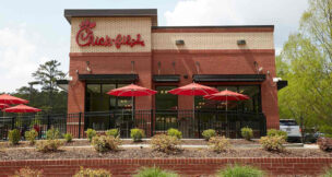 Founded in 1946, family-owned Chick-fil-A is known for its chicken sandwiches, waffle fries and breakfast items.
