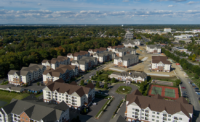 Aerial community shot of The Plaza Grande, a 55+ residential community, in Cherry Hill. - PROVIDED BY PROCIDA FUNDING