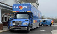 Virtua Health's new Eat Well Mobile Grocery Store is shown making a stop in Delanco.