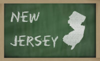 New Jersey chalkboard