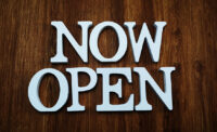 Now open