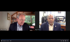 Camden Mayor Victor Carstarphen speaks with NJBIZ Editor Jeff Kanige on July 1, 2025.