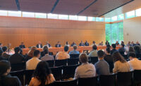 The New Jersey Biotechnology Roundtable took place Aug. 1, 2025, at the Carl A. Fields Center at Princeton University.