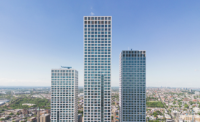 Journal Squared rising above the Jersey City skyline. - PROVIDED BY JLL