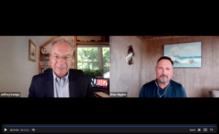 Group 77 founder and President Brian Higgins speaks with NJBIZ Editor Jeff Kanige on Aug. 12, 2025.