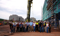 The Connell Co. and partners celebrated the topping out of Round Table Residences at The Park in Berkeley Heights in July. - PROVIDED BY THE CONNELL CO.