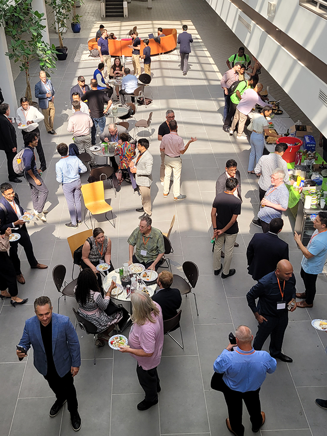 The view from above at the July 2025 NJX Venture Summit at the Montgomery Innovation Hub. - PROVIDED BY NJX VENTURE SUMMIT
