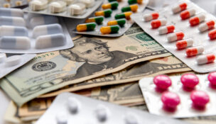 Medicine on money