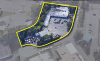 400-450 Swenson Road in Kenilworth aerial view. The property features three newly renovated buildings along with industrial outdoor storage (IOS) space. - - PROVIDED BY NAI JAMES E. HANSON