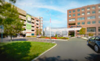 Future main entrance of Monmouth Medical Center Long Branch Campus