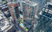 The Morgan at Provost Square in Jersey City is a luxury multifamily high-rise tower.