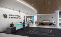 A rendering for lobby upgrades underway at 15 NEST at the Northeast Science and Technology Center in Kenilworth. - PROVIDED BY NEST