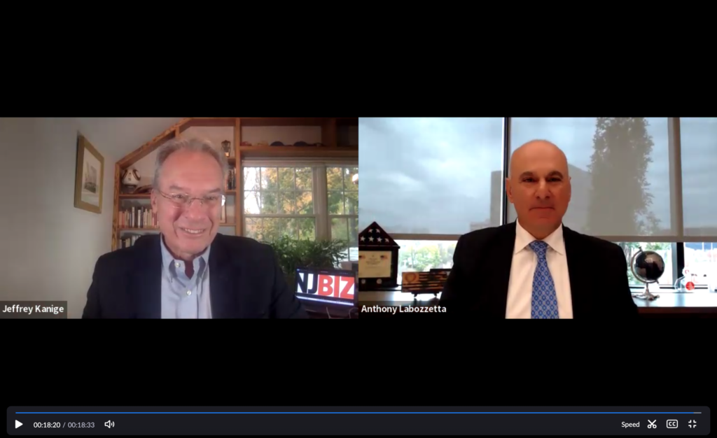 NJBIZ Conversations: Provident Bank CEO Tony Labozzetta - NJBIZ