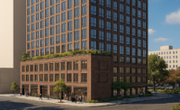 An AI rendering for 22 Fulton St., coming to downtown Newark. PROVIDED BY SK DEVELOPMENT