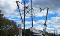 JCP&L crews work to upgrade power lines in Monmouth County.