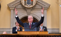 Gov. Phil Murphy delivers his final state of the state address in Trenton on Jan. 13, 2026.