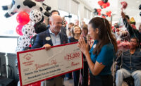 Chick-fil-A CEO Andrew Cathy recently surprised Chick-fil-A North Bergen Team Member Yamanni Tay with a $25,000 scholarship.