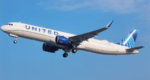 A United A321neo aircraft