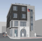 A rendering for the new Montclair Veterans Service Center. PROVIDED BY DIGROUP ARCHITECTURE