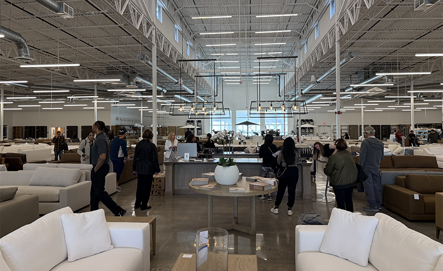 RH Outlet is open now in its new Paramus location on IKEA Drive. PROVIDED BY RIPCO