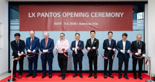 A May 6, 2026, ribbon cutting marked the opening of LX Pantos' new Americas regional headquarters at the Glenpointe Center in Teaneck.